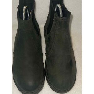 BLACK suede UGG ankle BOOTS Women’s Bonham Suede Round Toe Chelsea Boot US 5